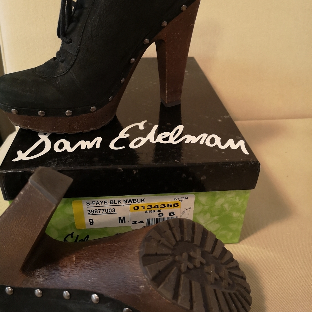 Sam Edelman black clogs mules - Picture 10 of 12